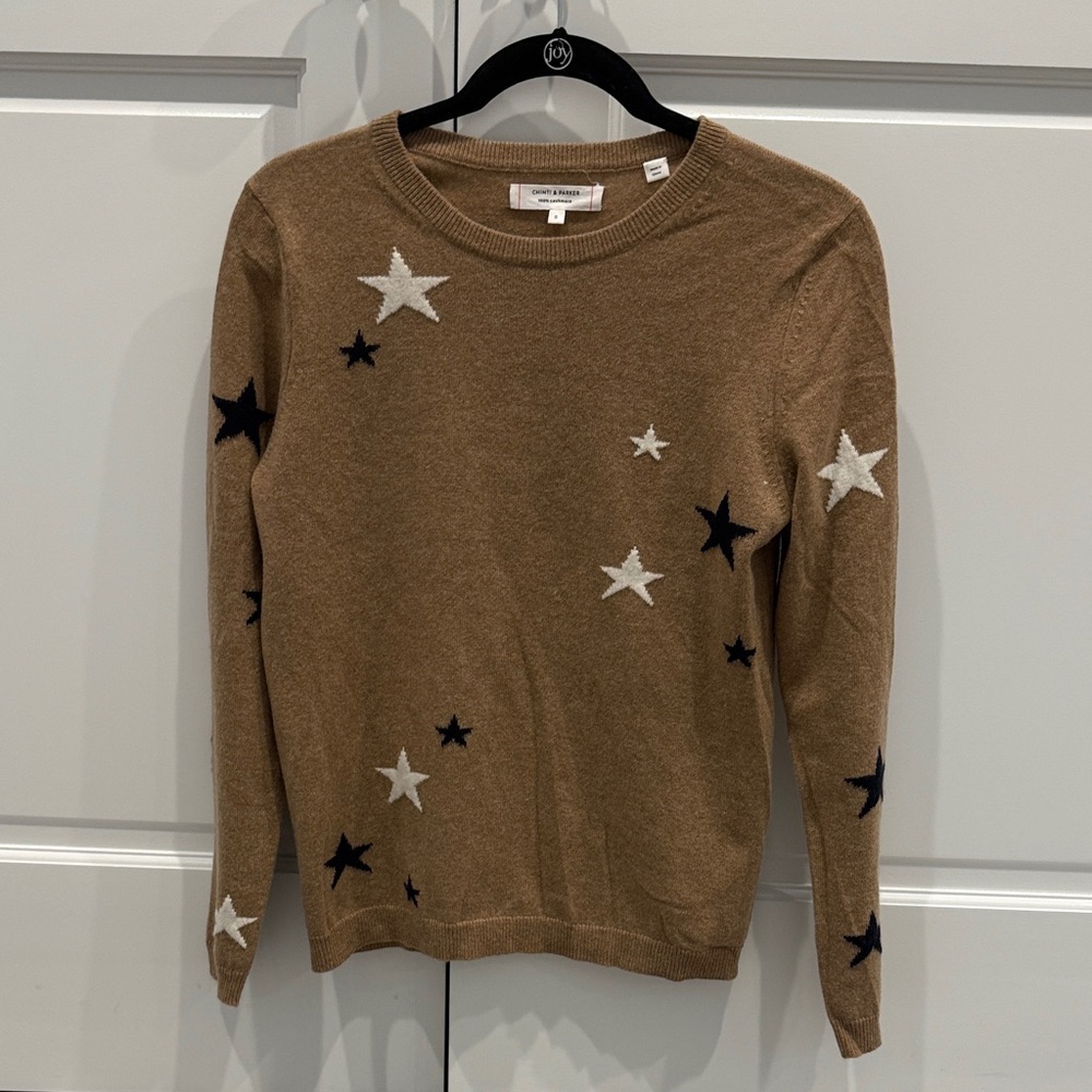 Chinti & Parker Brown Star Sweater